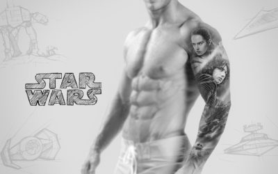 Star Wars teli kar tetoválás vázlat